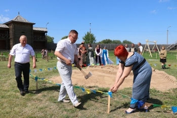 Новая игровая площадка «Замковая гора» появилась в Мстиславле